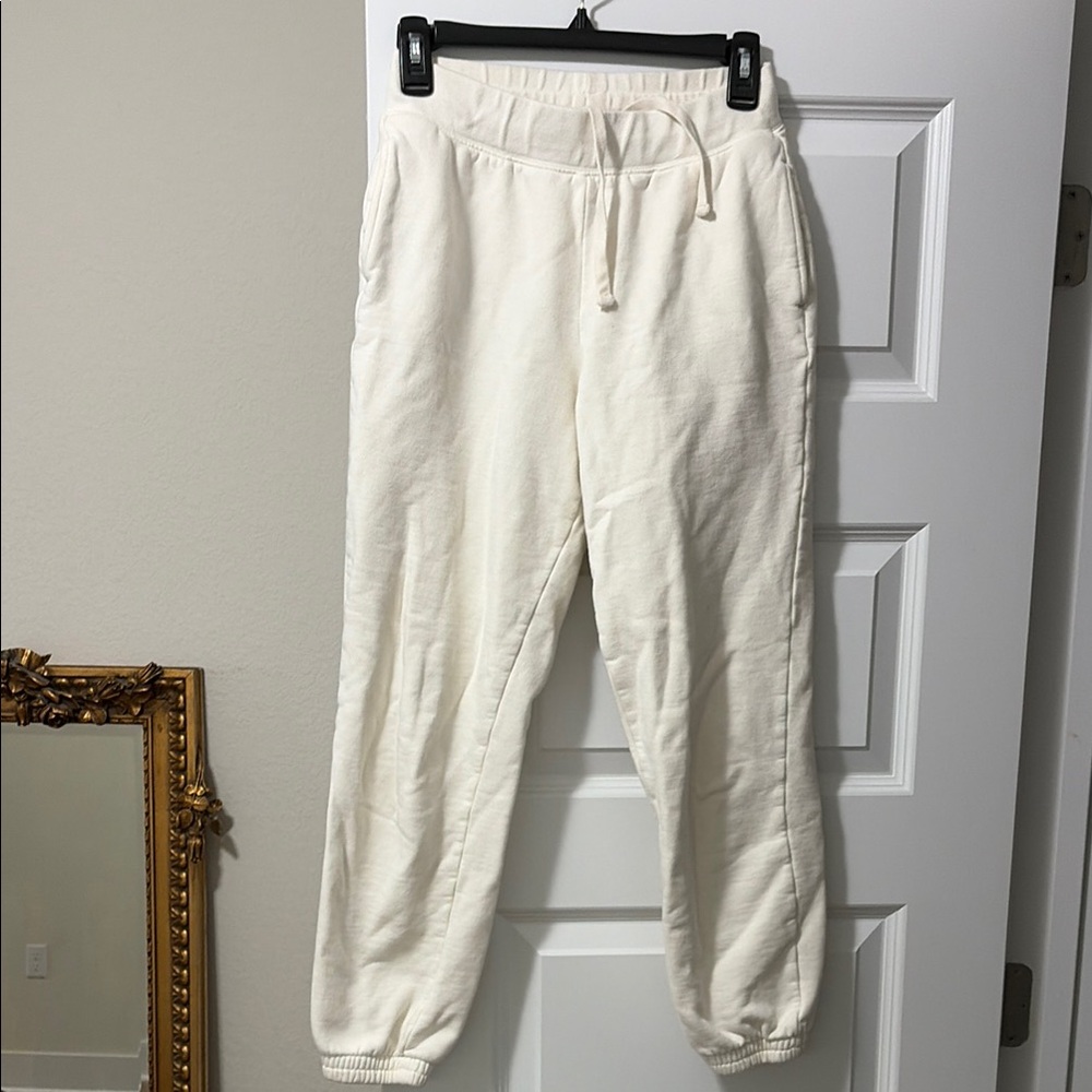 Cozy Cream Jogger Pants
